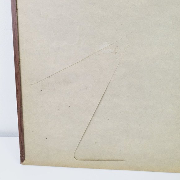 Vintage 1970's Nursery Art Lot Framed Big Animal Elephant & Tiger Kitty - Picture 12 of 13